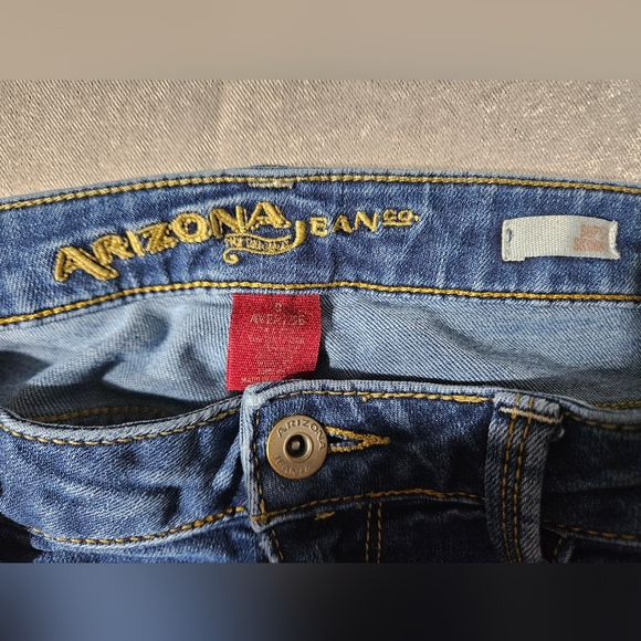 VTG Y2K Arizona Jeans Super Skinny Jeans Size 8 - Picture 3 of 6